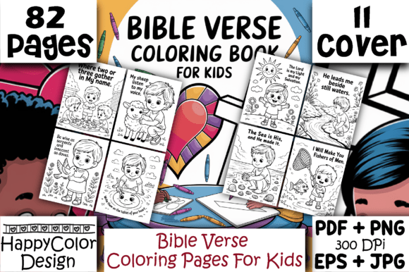 Download Bible Verse Coloring Pages for Kids - Coloring pages Collection