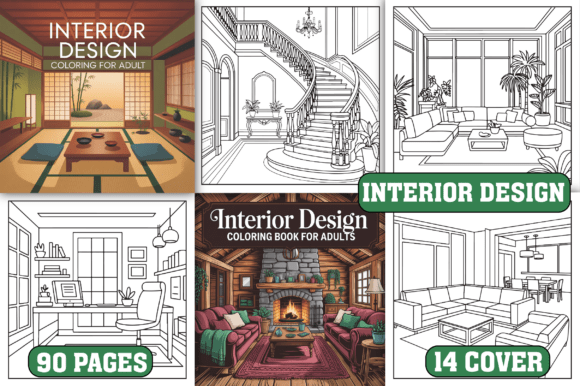 Download 90 Interior Design Coloring Pages - Coloring pages Collection