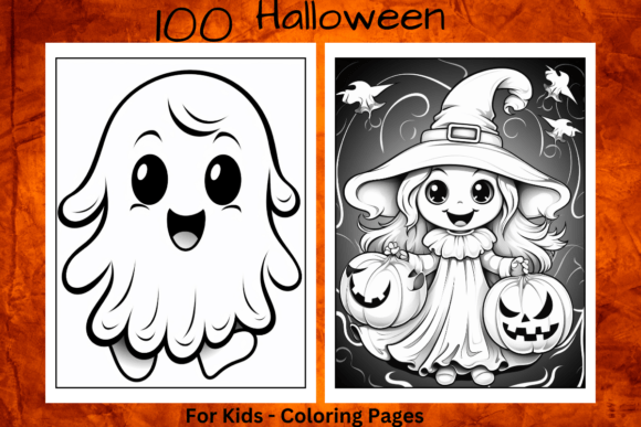 Download 100 Halloween Coloring Pages for Kids - Coloring pages Collection