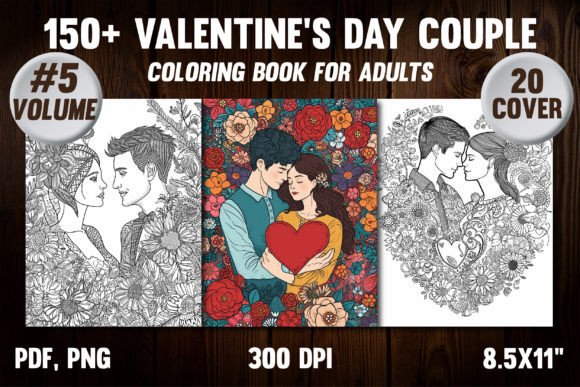 Download Valentine's Day Couple Coloring Pages 5 - Coloring pages Collection