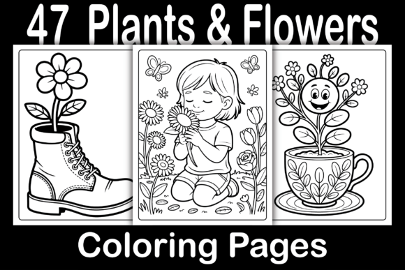Download Plants &amp; Flowers Coloring Pages - Coloring pages Collection