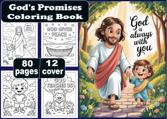 Download 80 God's Promises for Kids Coloring Book - Kids coloring book Collection