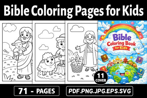 Download Bible Coloring Pages for Kids - KDP - Coloring pages Collection