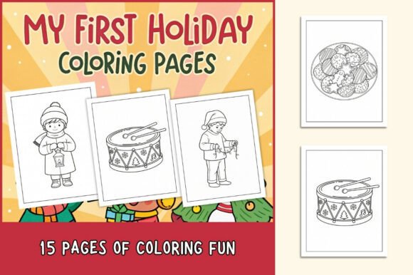 Download My First Holiday Coloring Pages for Kids - Coloring pages Collection