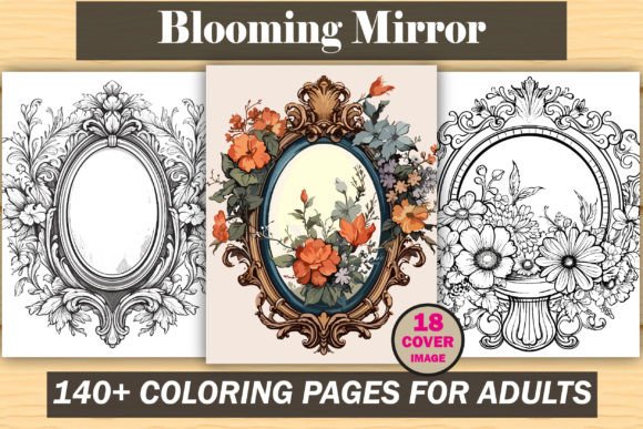 Download Blooming Mirror Coloring Pages Book - Coloring pages Collection