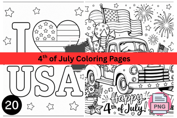 Download Children Coloring Pages 4th of July - Coloring pages Collection