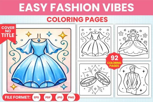 Download Easy Fashion Vibes Coloring Pages - Coloring pages Collection