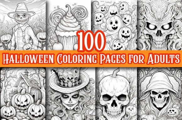 Download 100 Halloween Coloring Pages for Adult - Coloring pages Collection
