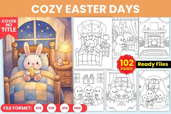 Download Cozy Easter Days Coloring Pages - Coloring pages Collection