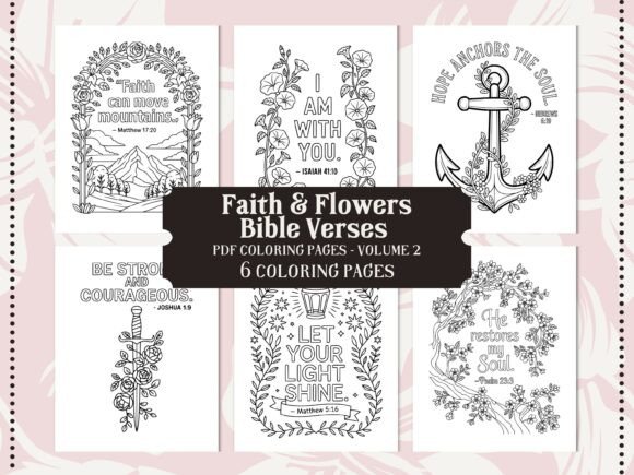 Download Faith &amp; Flowers Christian Coloring Pages - Coloring pages Collection