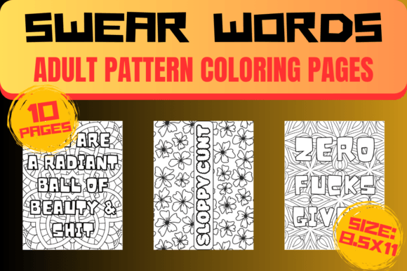 Download Swear Words Adult Coloring Pages - ADULT! - Coloring pages Collection