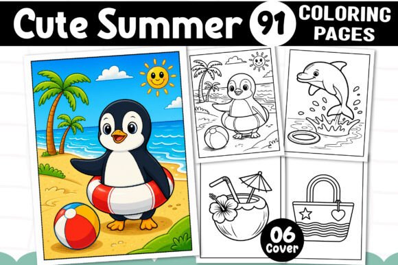 Download Cute Summer Coloring Pages for Kids - Coloring pages Collection
