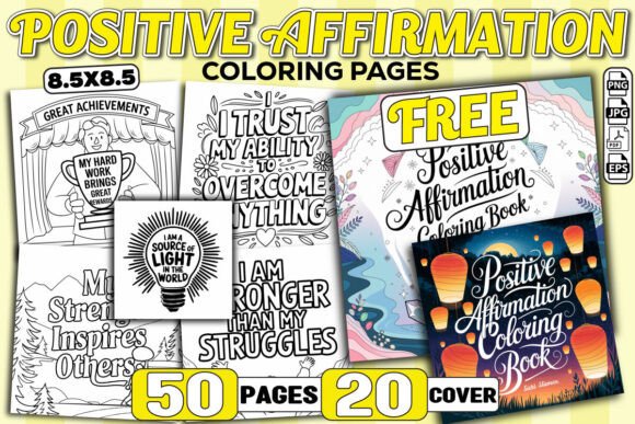 Download Positive Affirmation Coloring Pages - Coloring pages Collection