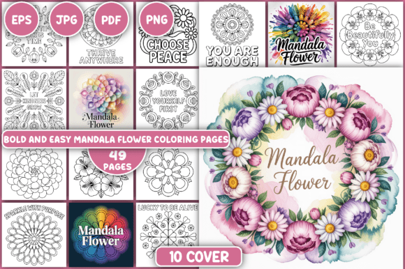 Download Mandala Flower Coloring Pages - Coloring pages Collection