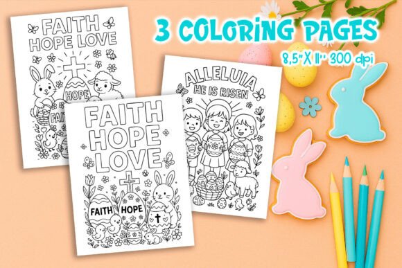 Download Christian Easter Coloring Pages Faith - Coloring pages Collection