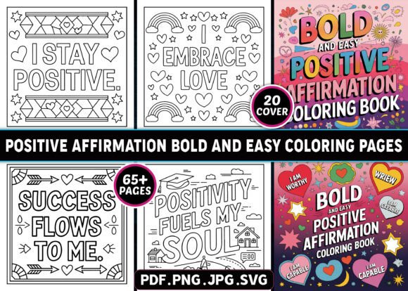 Download Bold Positive Affirmation Coloring Pages - Coloring pages Collection