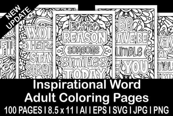 Download Inspirational Word Adult Coloring Pages - Coloring pages Collection