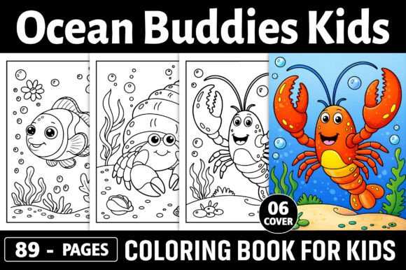 Download Ocean Buddies Kids Coloring Book - Kids coloring book Collection