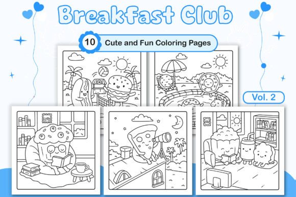Download Breakfast Club Cute &amp; Fun Coloring Pages - Coloring pages Collection