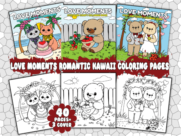Download LOVE MOMENTS ROMANTIC KAW COLORING PAGES - Coloring pages Collection