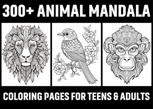 Download 300+ Animal Mandala Coloring Pages - Coloring pages Collection