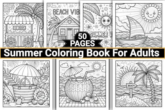 Download Summer Coloring Pages for Adults - Coloring pages Collection