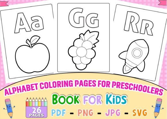Download Alphabet Coloring Pages for Preschoolers - Coloring pages Collection