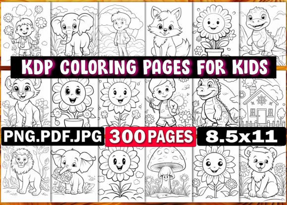 Download 300 a Coloring Pages for Kids - KDP - Coloring pages Collection