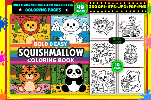 Download Squishmallow Coloring Fun Coloring Pages - Coloring pages Collection