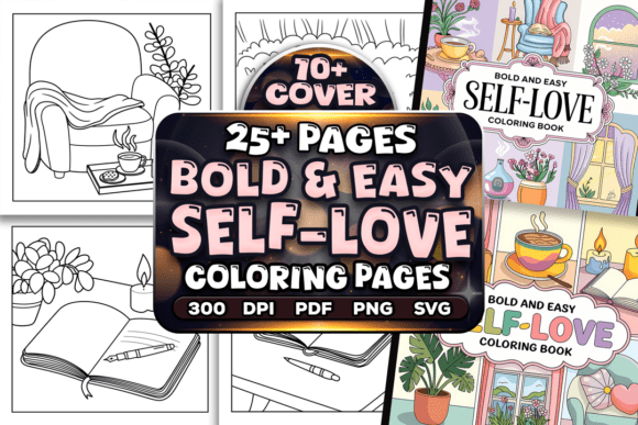 Download Bold Easy Self Love Coloring Pages - Coloring pages Collection