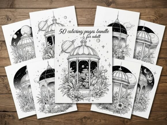 Download Celestial Greenhouse Coloring Pages - Coloring pages Collection