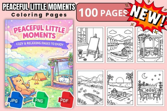 Download Peaceful Little Moments Coloring Pages - Coloring pages Collection
