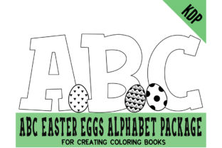 Download Easter Eggs ABC Alphabet Coloring Pages - Coloring pages Collection