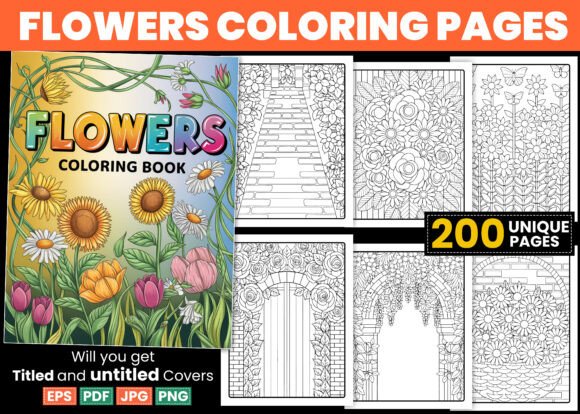 Download Flowers Coloring Pages - Coloring pages Collection