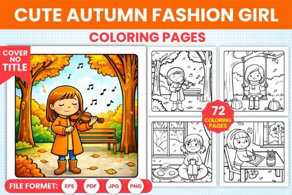 Download Cute Autumn Fashion Girl Coloring Pages - Coloring pages Collection