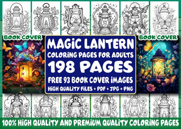 Download 198 Magic Lantern Coloring Pages - KDP - Coloring pages Collection