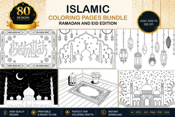 Download 80 Islamic Coloring Pages - Coloring pages Collection