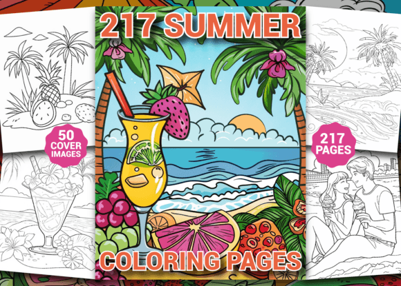 Download 217 Summer Coloring Pages for Adults - Coloring pages Collection