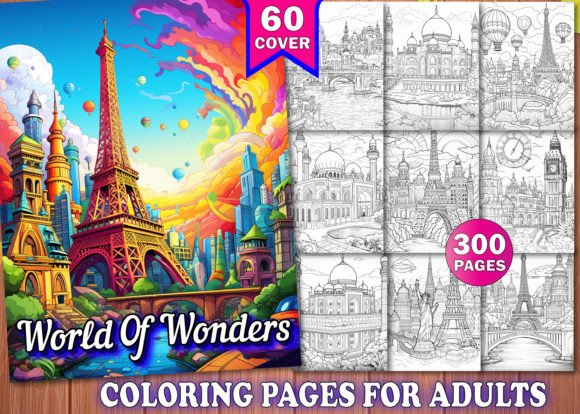 Download 300 World of Wonders Coloring Pages Book - Coloring pages Collection