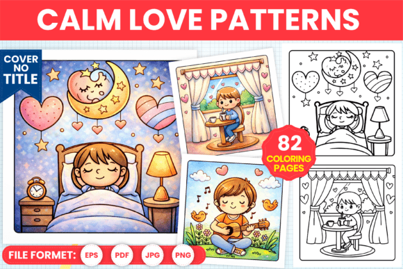 Download Calm Love Patterns Coloring Pages - Coloring pages Collection