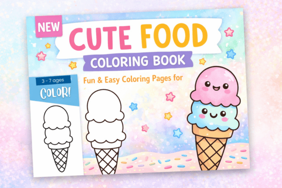 Download Cute Food Coloring Pages for Kids - Coloring pages Collection