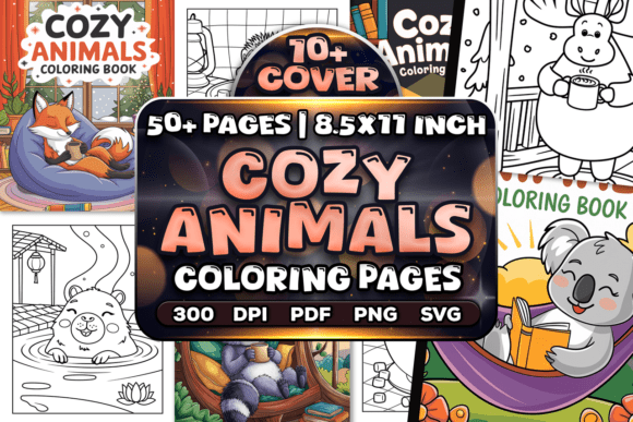 Download 50+ Cozy Animals Coloring Pages - Coloring pages Collection