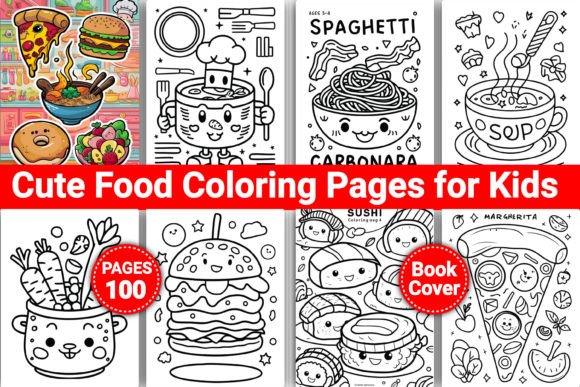 Download Cute Food Coloring Pages for Kids - Coloring pages Collection