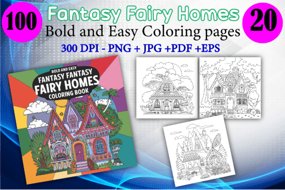 Download Fantasy Fairy Homes Coloring Pages - Coloring pages Collection