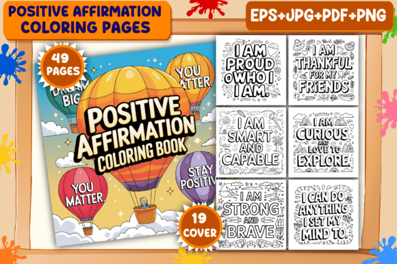 Download Positive Affirmation Coloring Pages - Coloring pages Collection