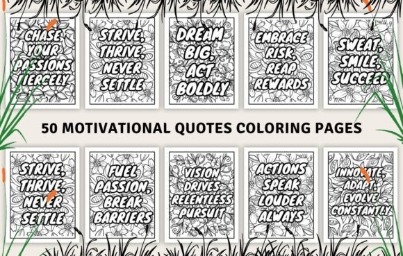 Download 50 Motivational Quotes Coloring Pages - Coloring pages Collection