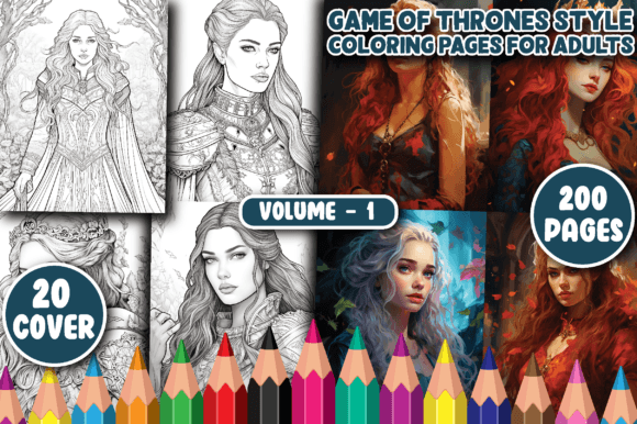 Download 200 Game of Thrones Style Coloring Pages - Coloring pages Collection