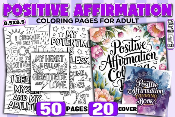 Download 50+ Positive Affirmation Coloring Pages - Coloring pages Collection