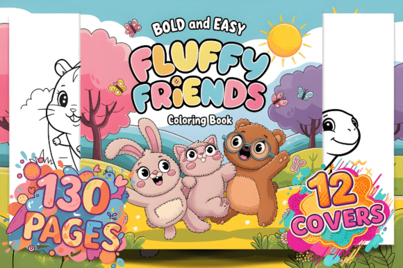 Download Bold Easy Fluffy Friends Coloring Pages - Coloring pages Collection