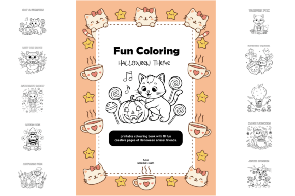 Download Halloween Fun Coloring Pages for Kids - Coloring pages Collection